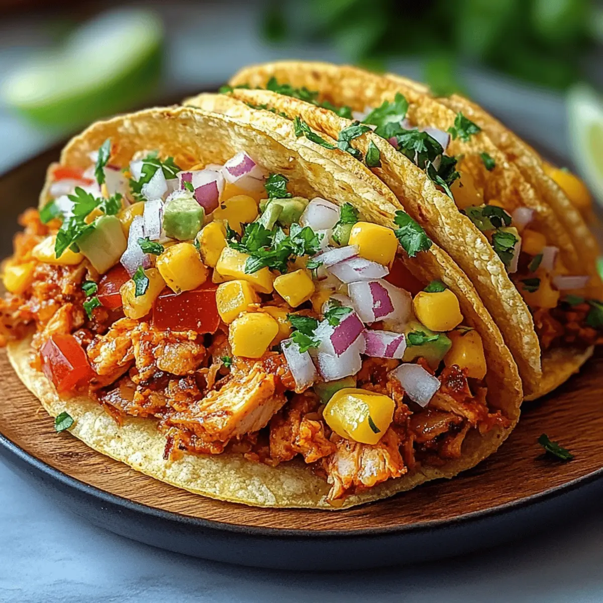 Pineapple Chicken Tacos