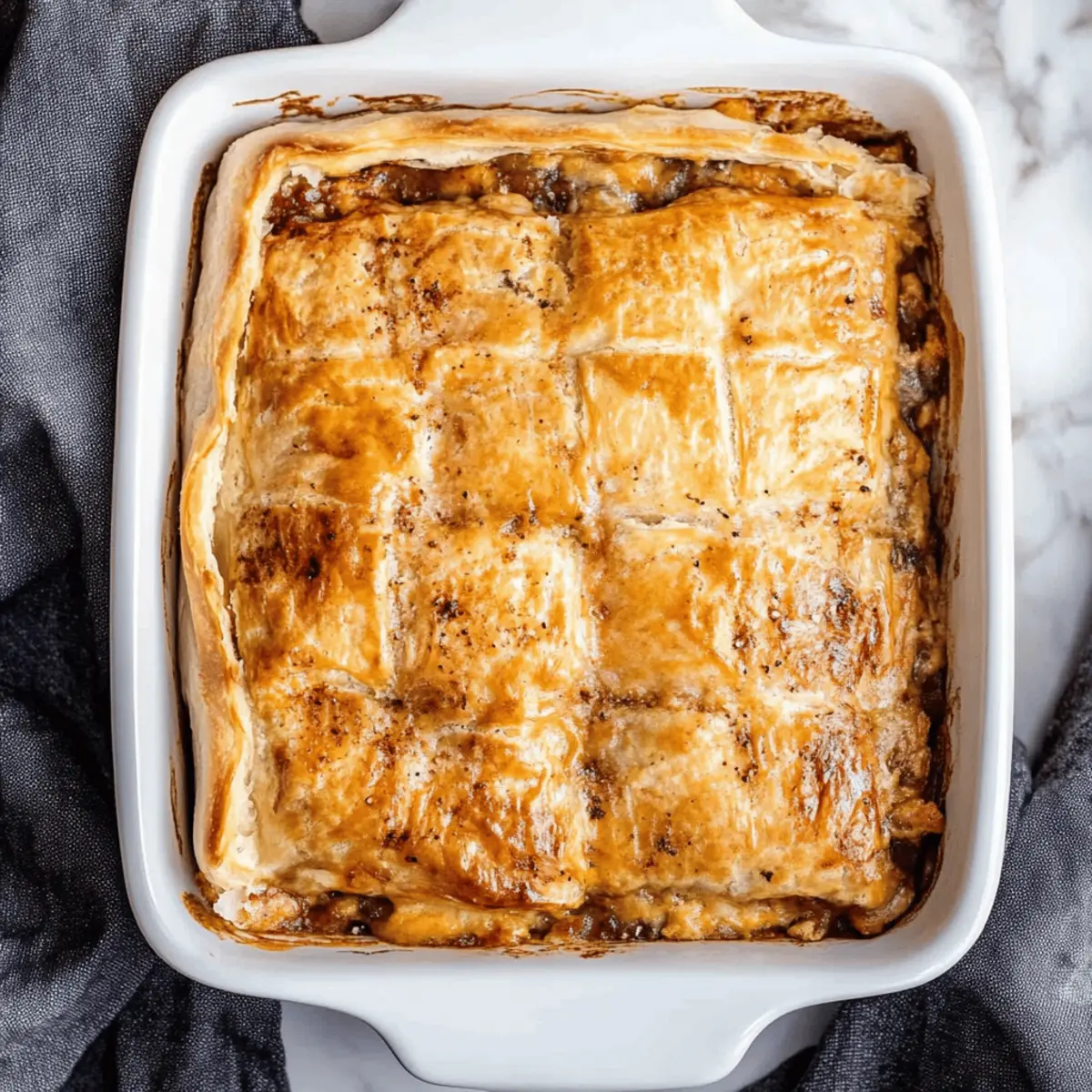 Phyllo Meat Pie