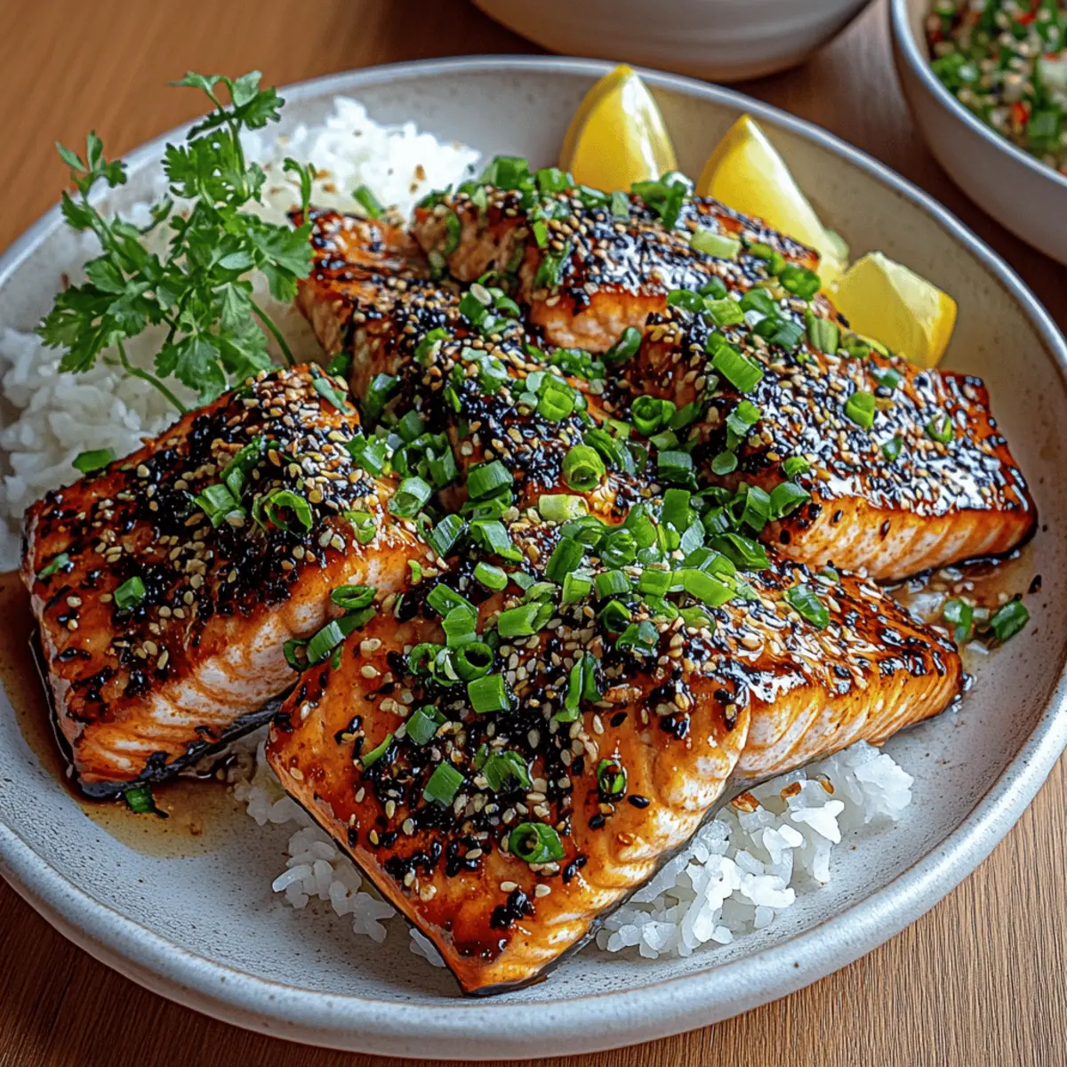 Broiled Miso Salmon