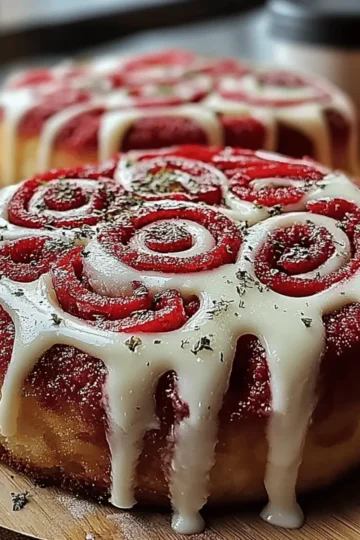 Red Velvet Cinnamon Rolls