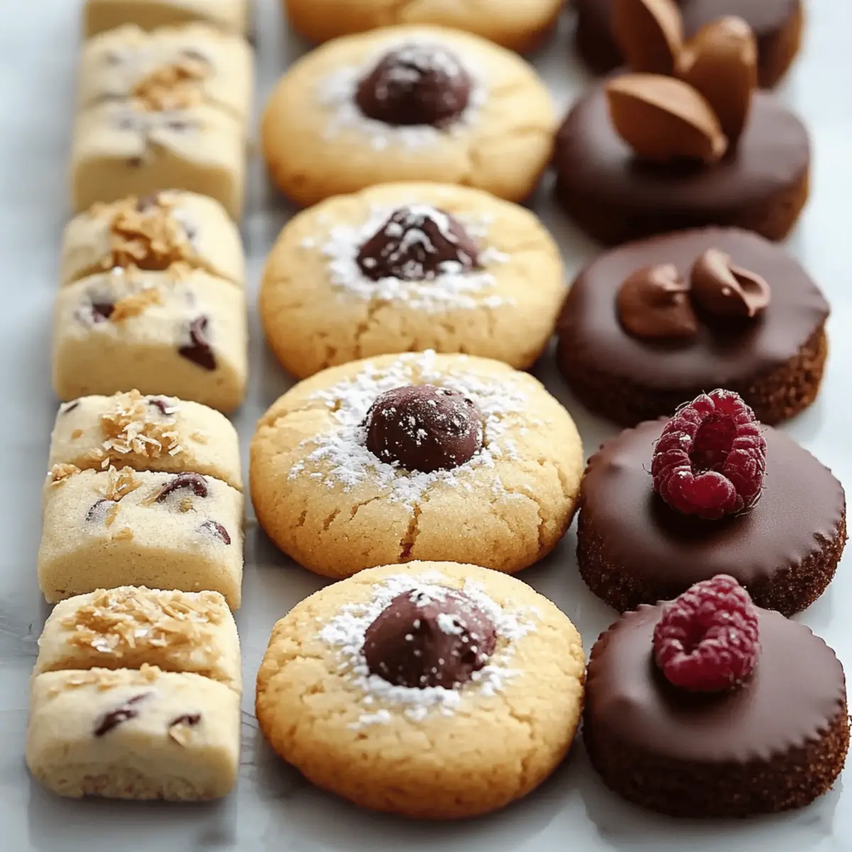 Three Cookies from One Dough