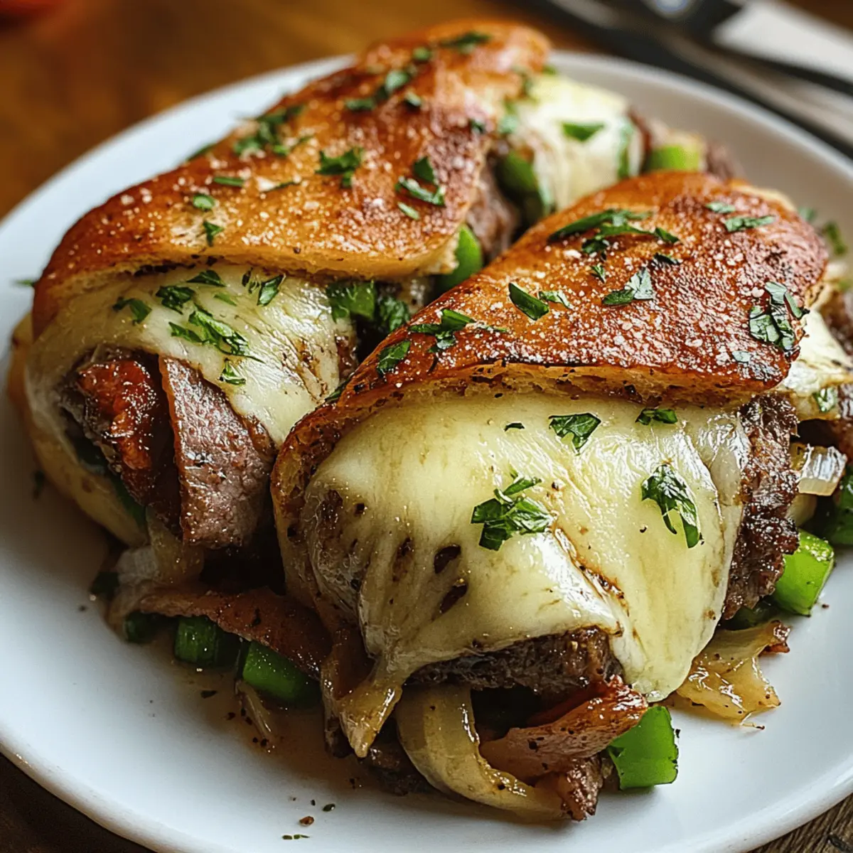 Keto Philly Cheesesteak Roll Ups