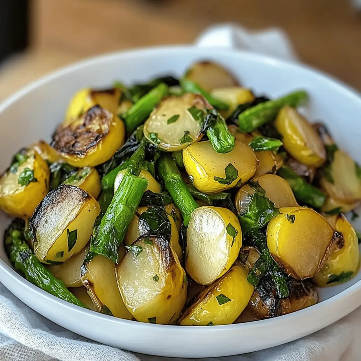 Flavorful Asparagus with Zucchini and Squash