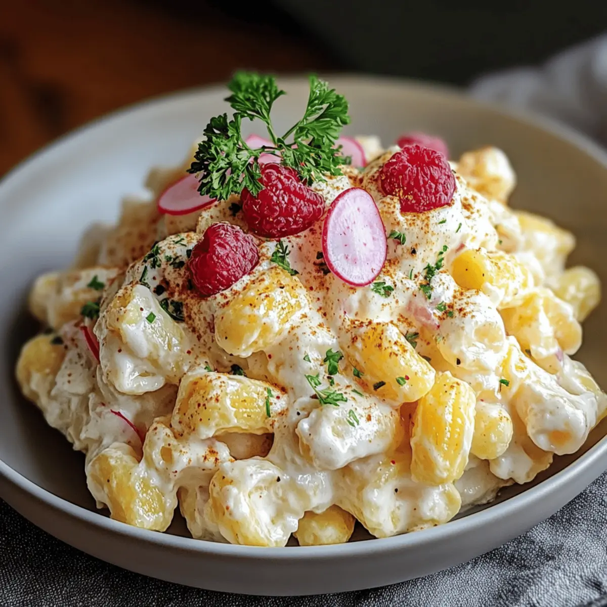 Creamy American Macaroni Salad