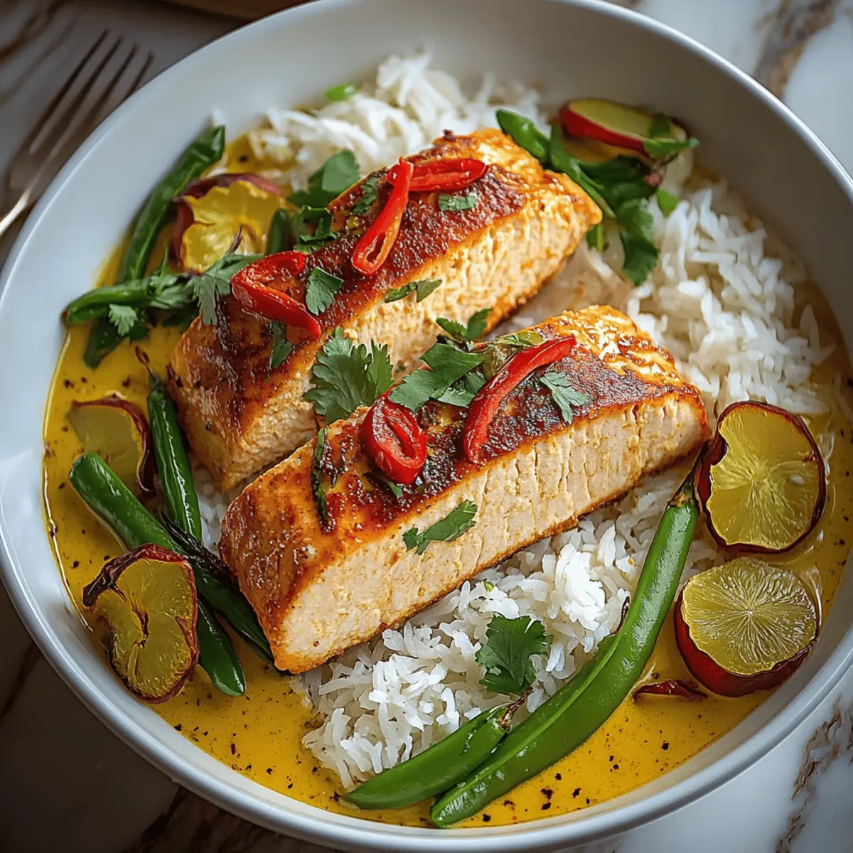 Coconut Curry Salmon