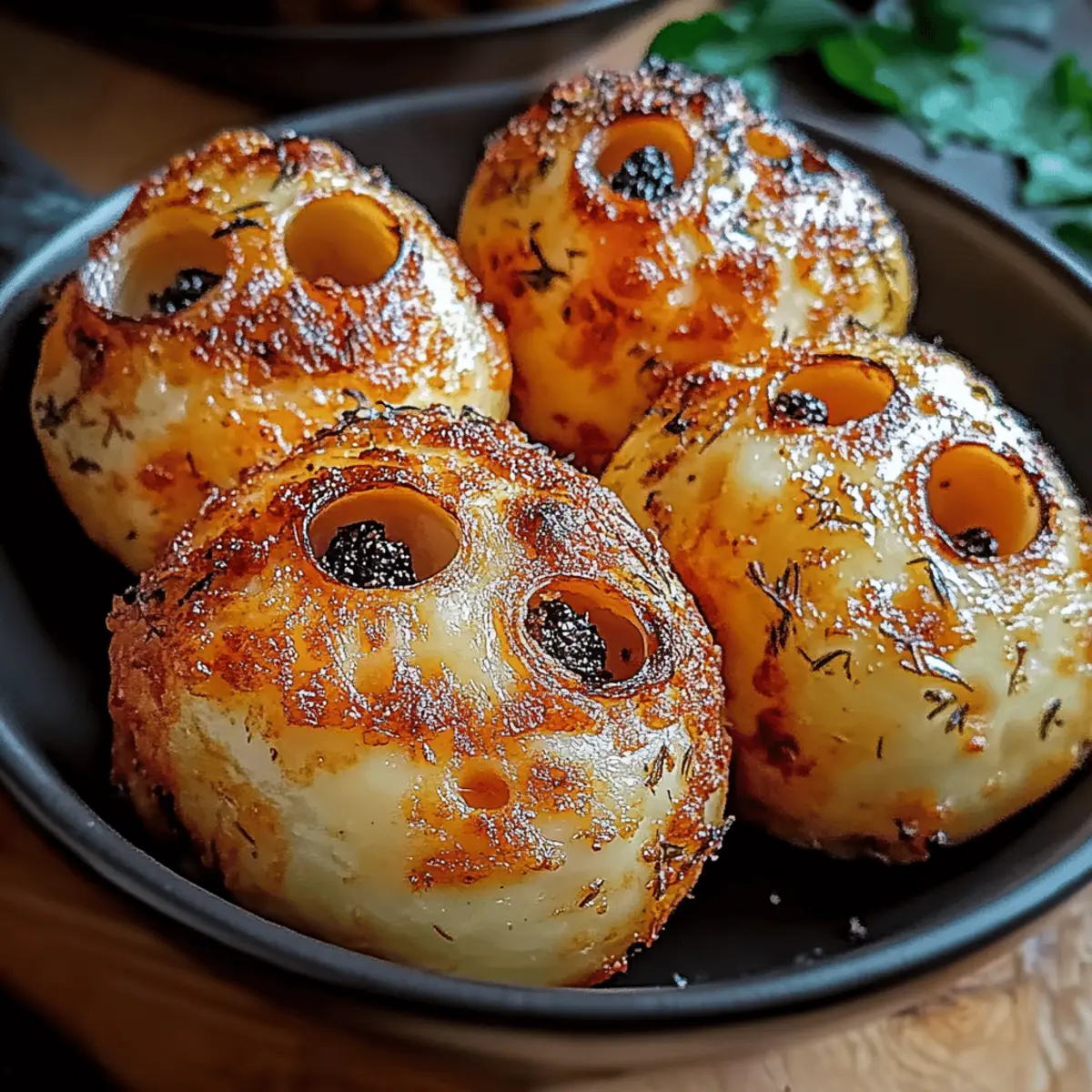 Spooky Skull Potatoes