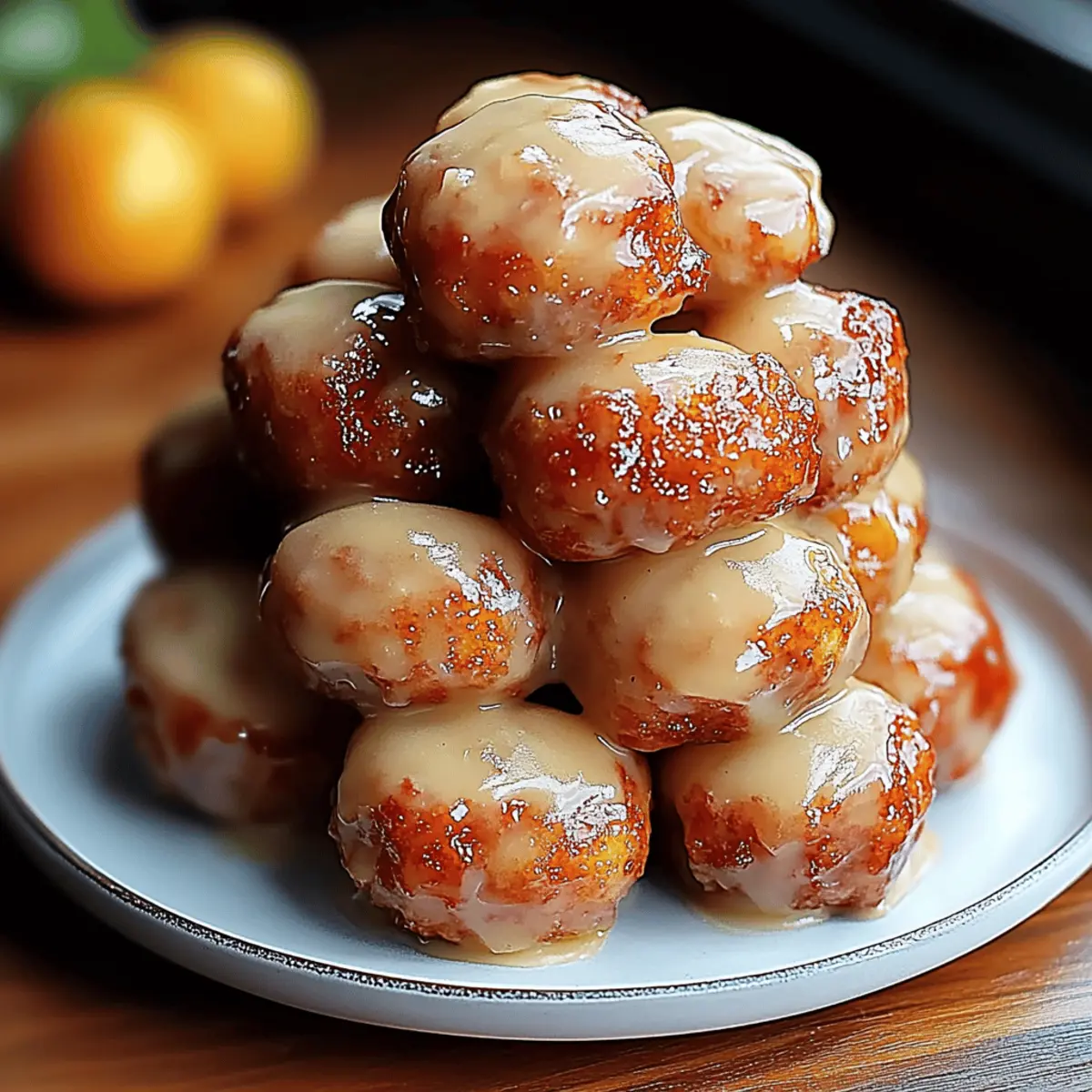 Apple Fritter Bites