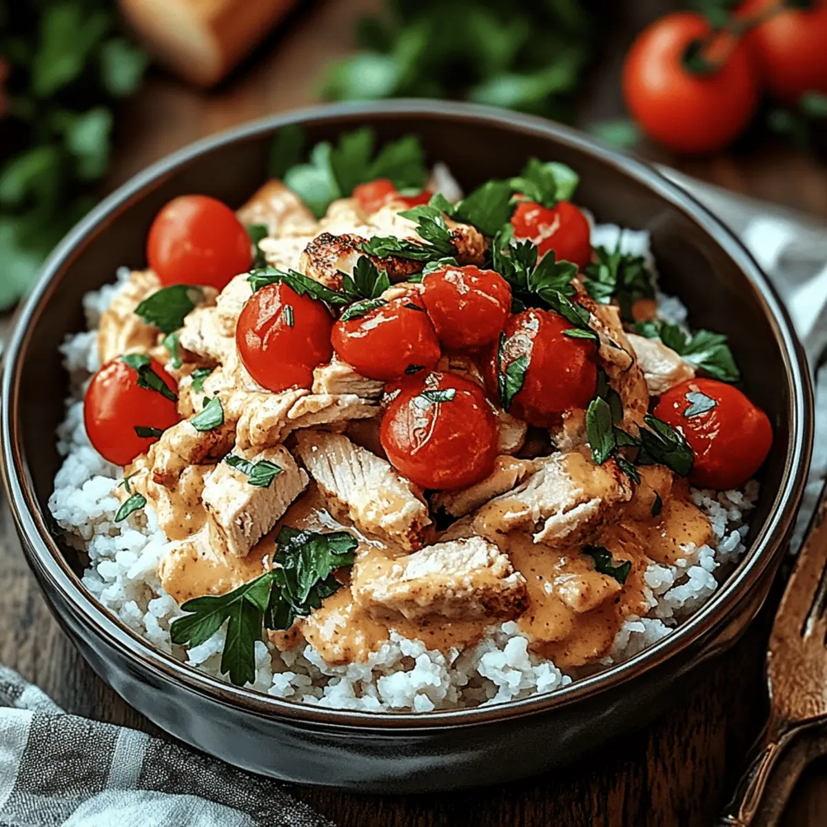 Coconut Chicken Rice Bowl