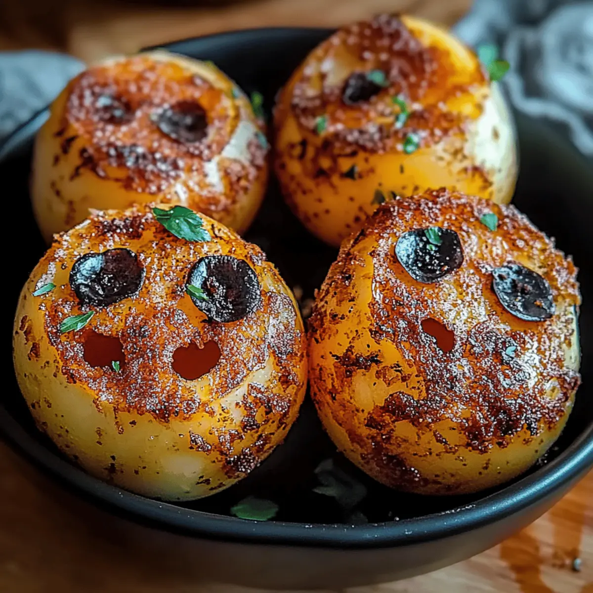 Spooky Skull Potatoes