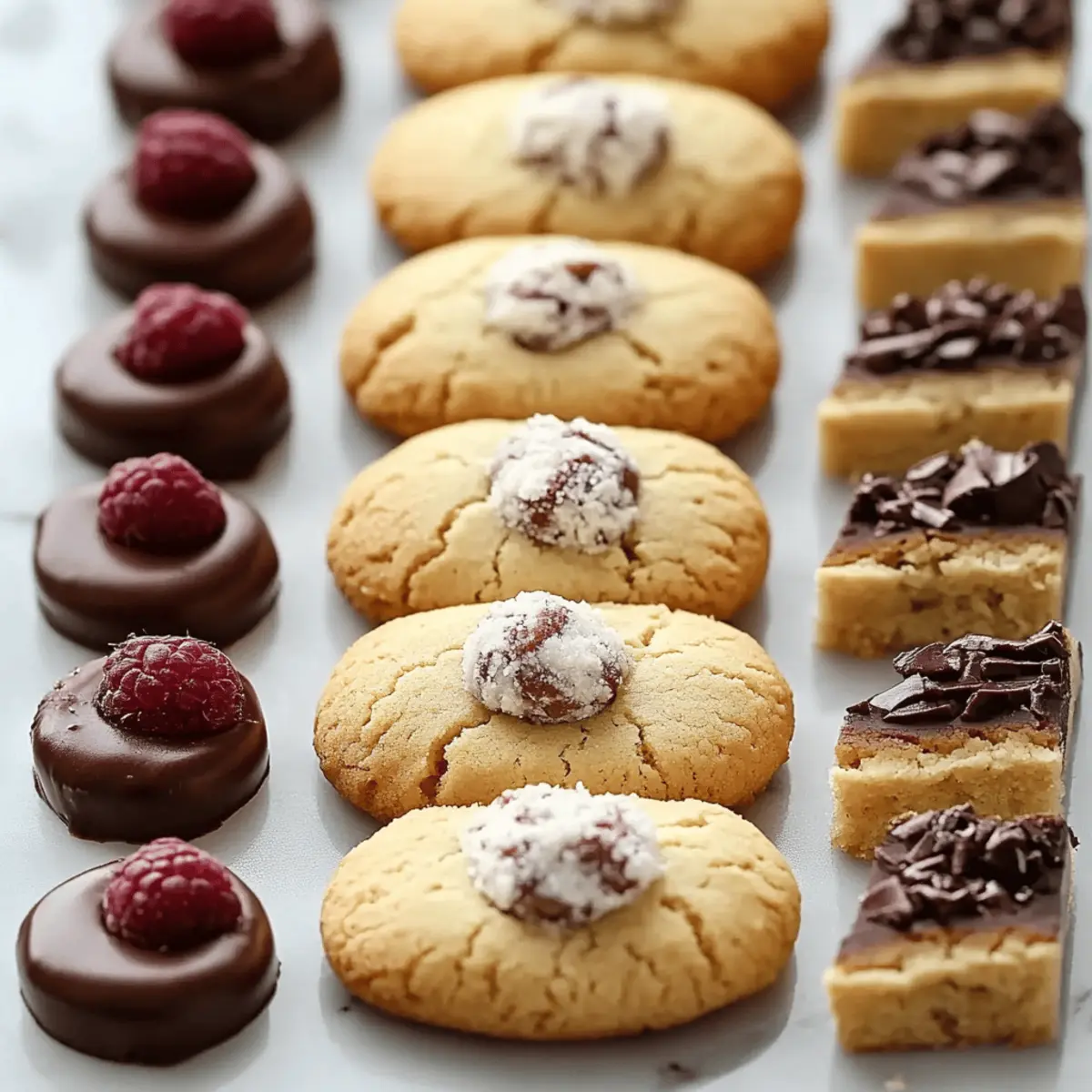 Three Cookies from One Dough