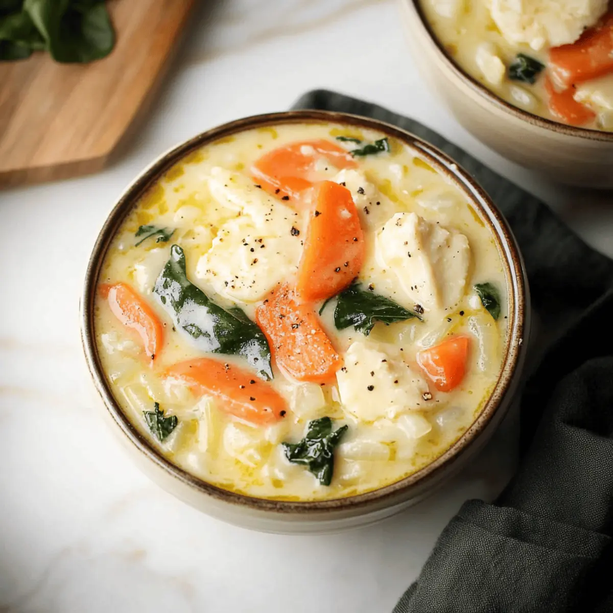 Creamy Turkey Orzo Soup