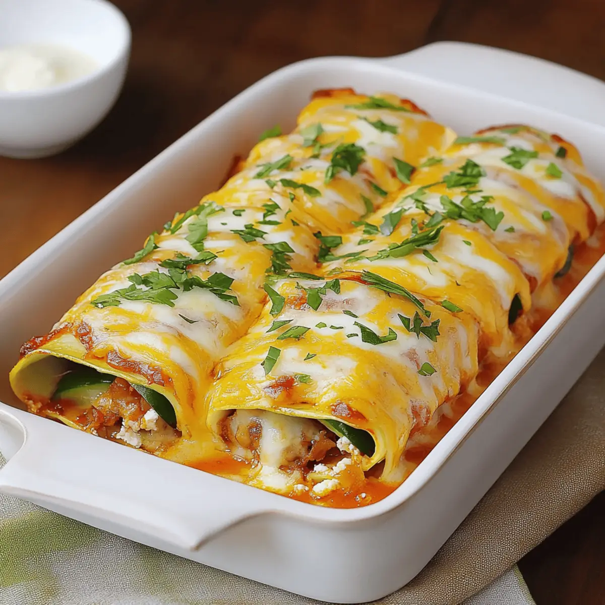 Zucchini Enchiladas