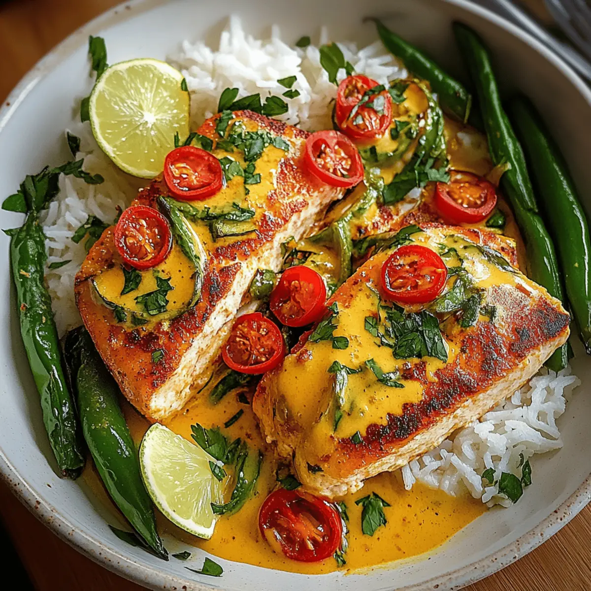 Coconut Curry Salmon