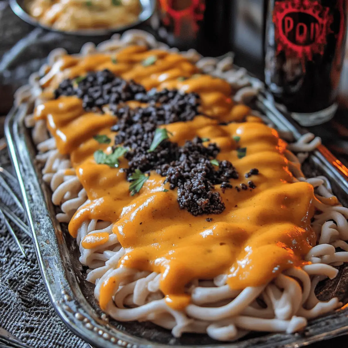 Halloween Pumpkin Ale Mac and Cheese