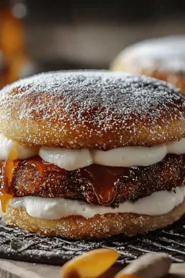 Apple Cider Whoopie Pie Cookies with Caramel