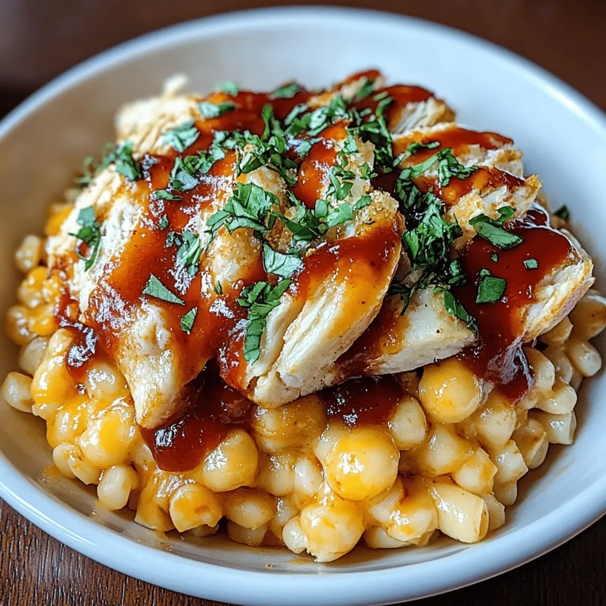 BBQ Chicken Mac and Cheese