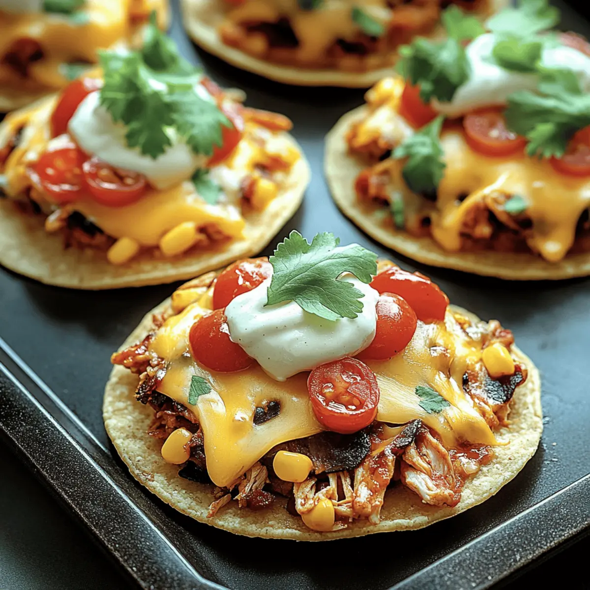 Mexican Rotisserie Chicken Tostadas
