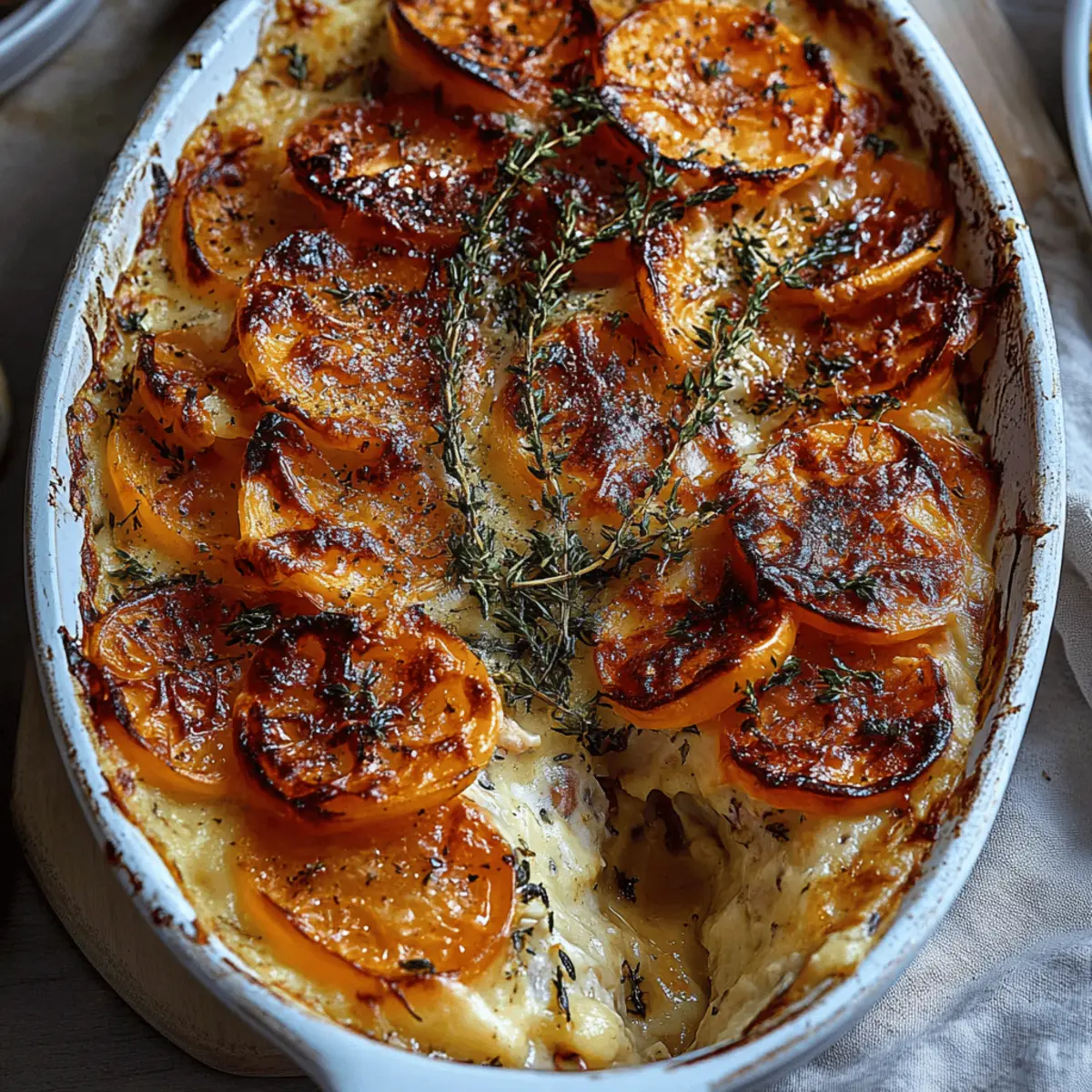 Cheesy Root Vegetable Gratin