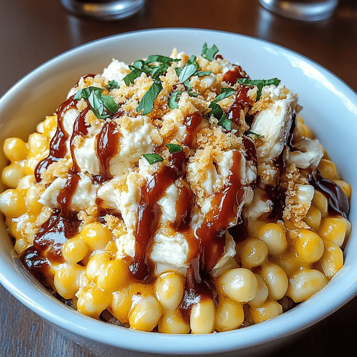 BBQ Chicken Mac and Cheese