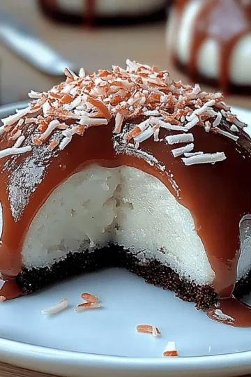 Coconut Chocolate Dome