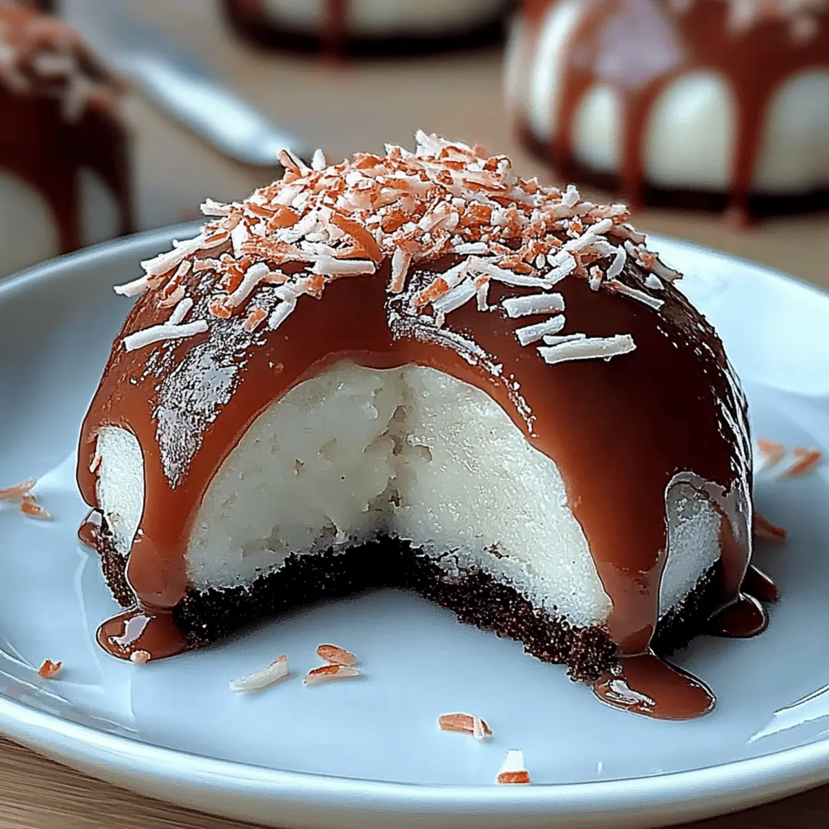 Coconut Chocolate Dome