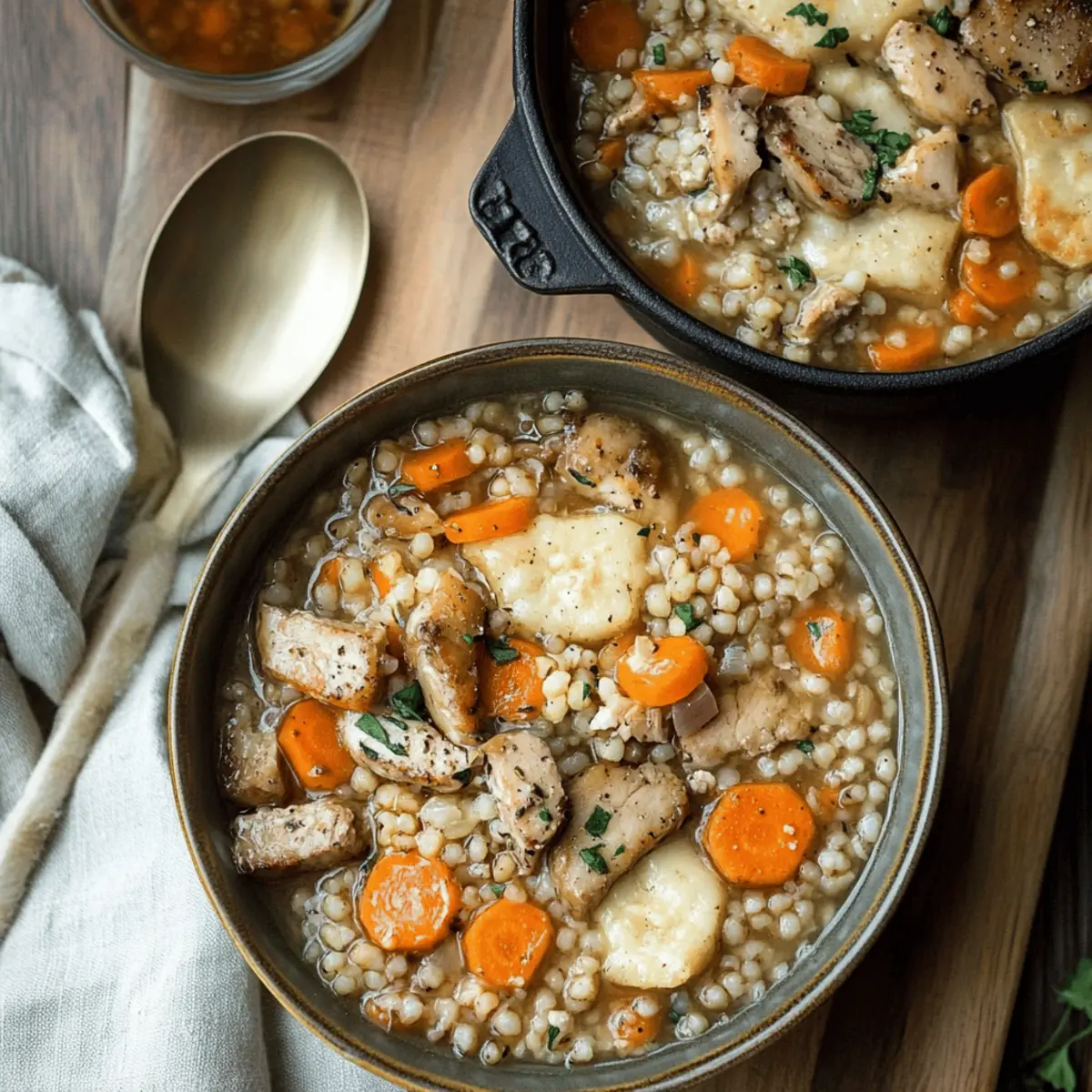 Vegetarian Mushroom Barley Soup