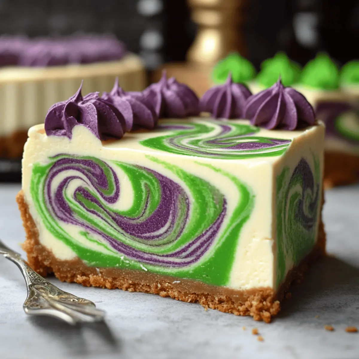 Polyjuice Potion Swirl Cheesecake