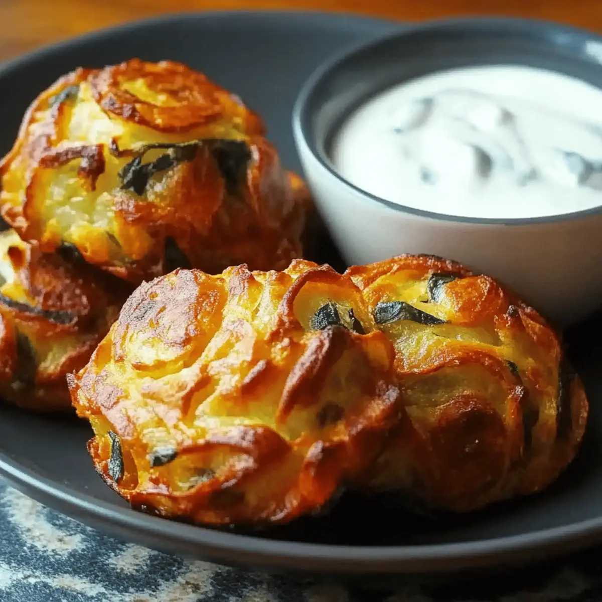 Onion and Spinach Pakoras with Mint Raita