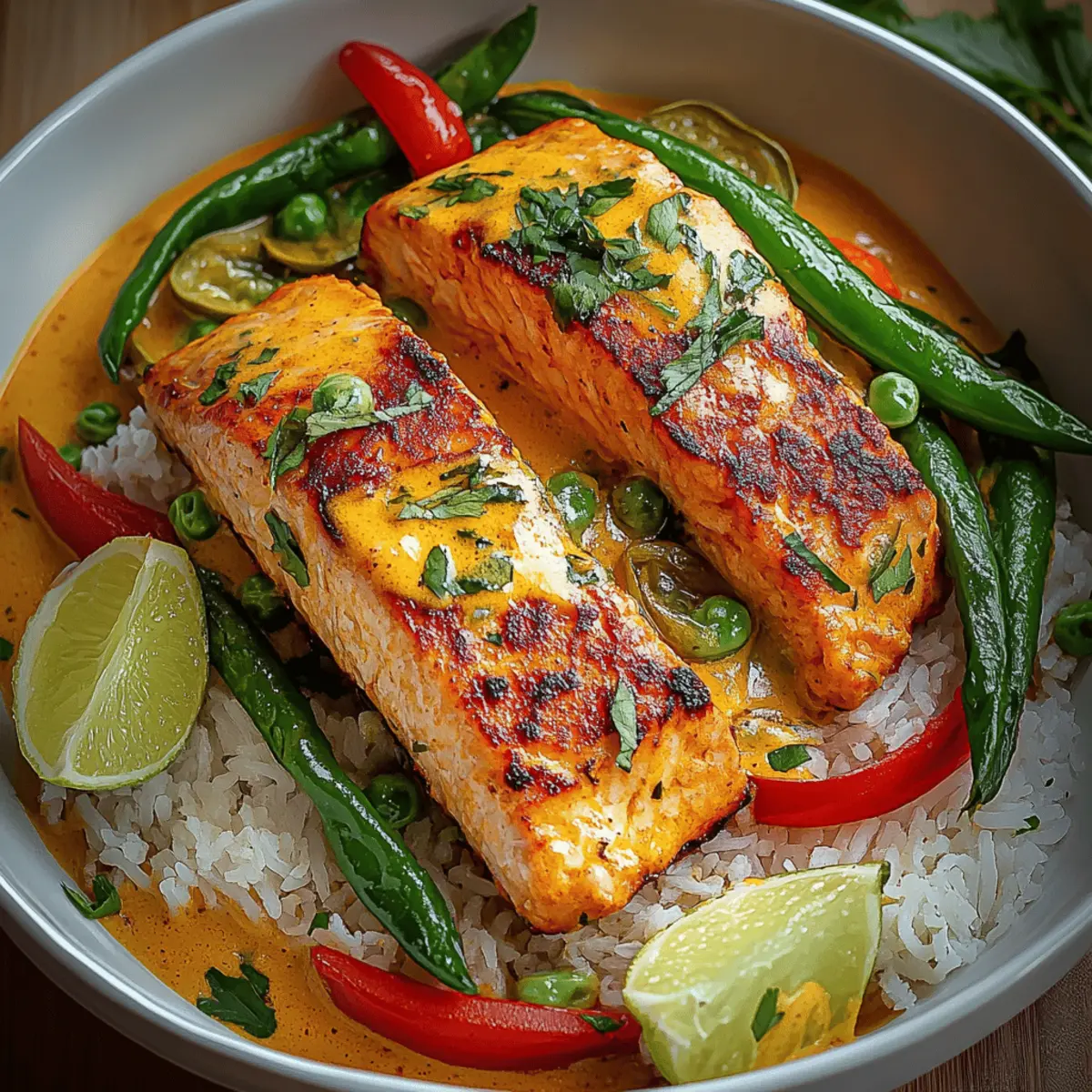 Coconut Curry Salmon