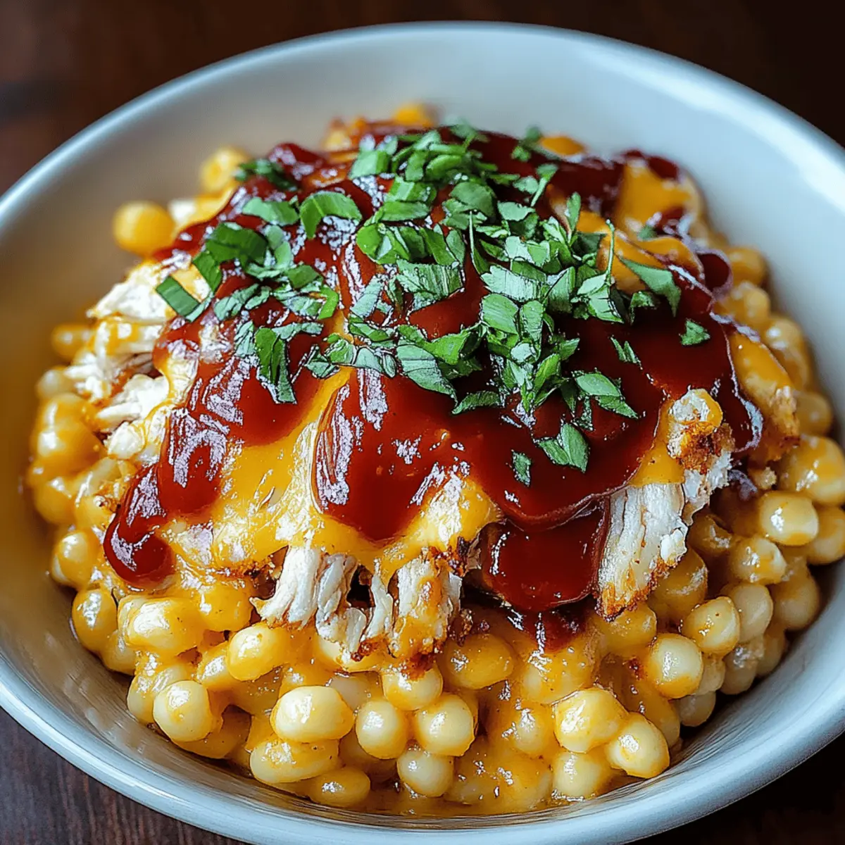 BBQ Chicken Mac and Cheese