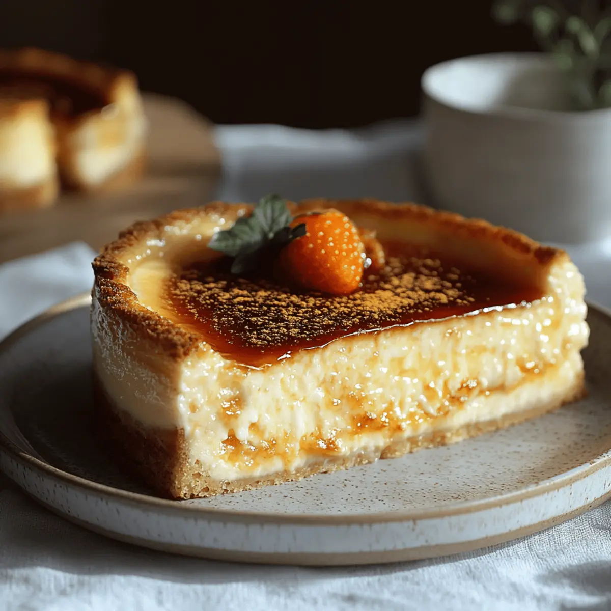 Crème Brûlée Cheesecake
