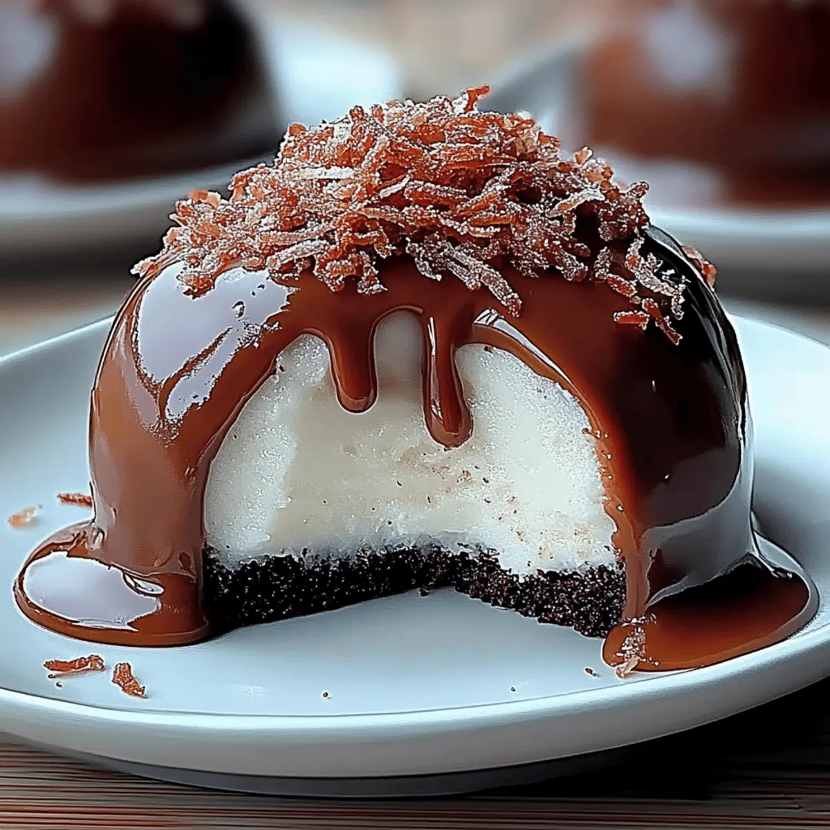 Coconut Chocolate Dome