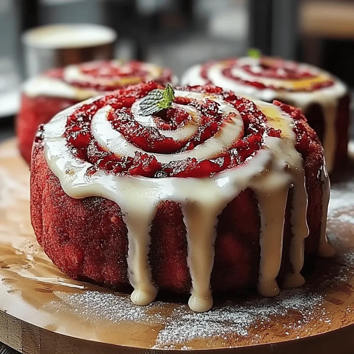 Red Velvet Cinnamon Rolls