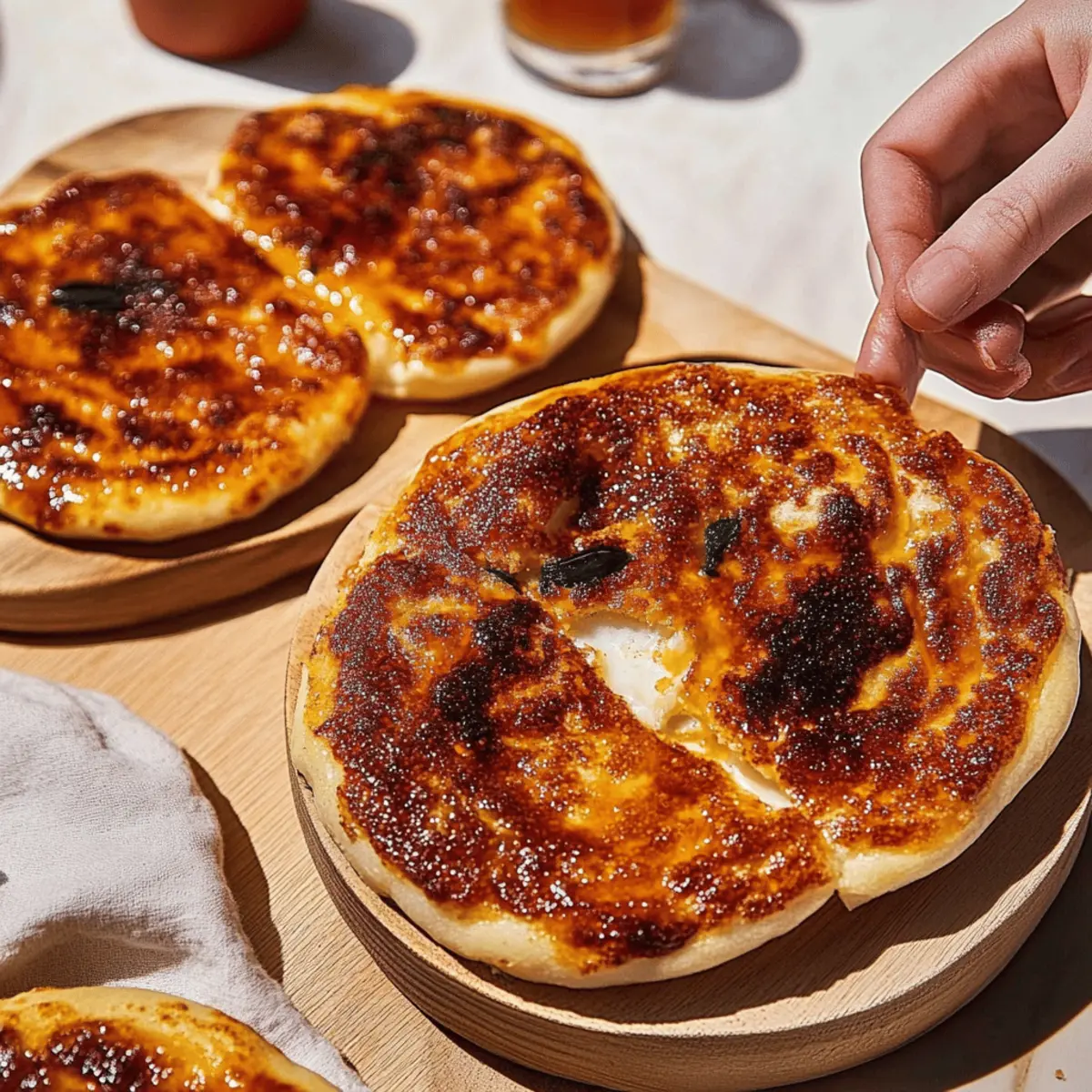 Chili Crisp Cottage Cheese Flatbreads