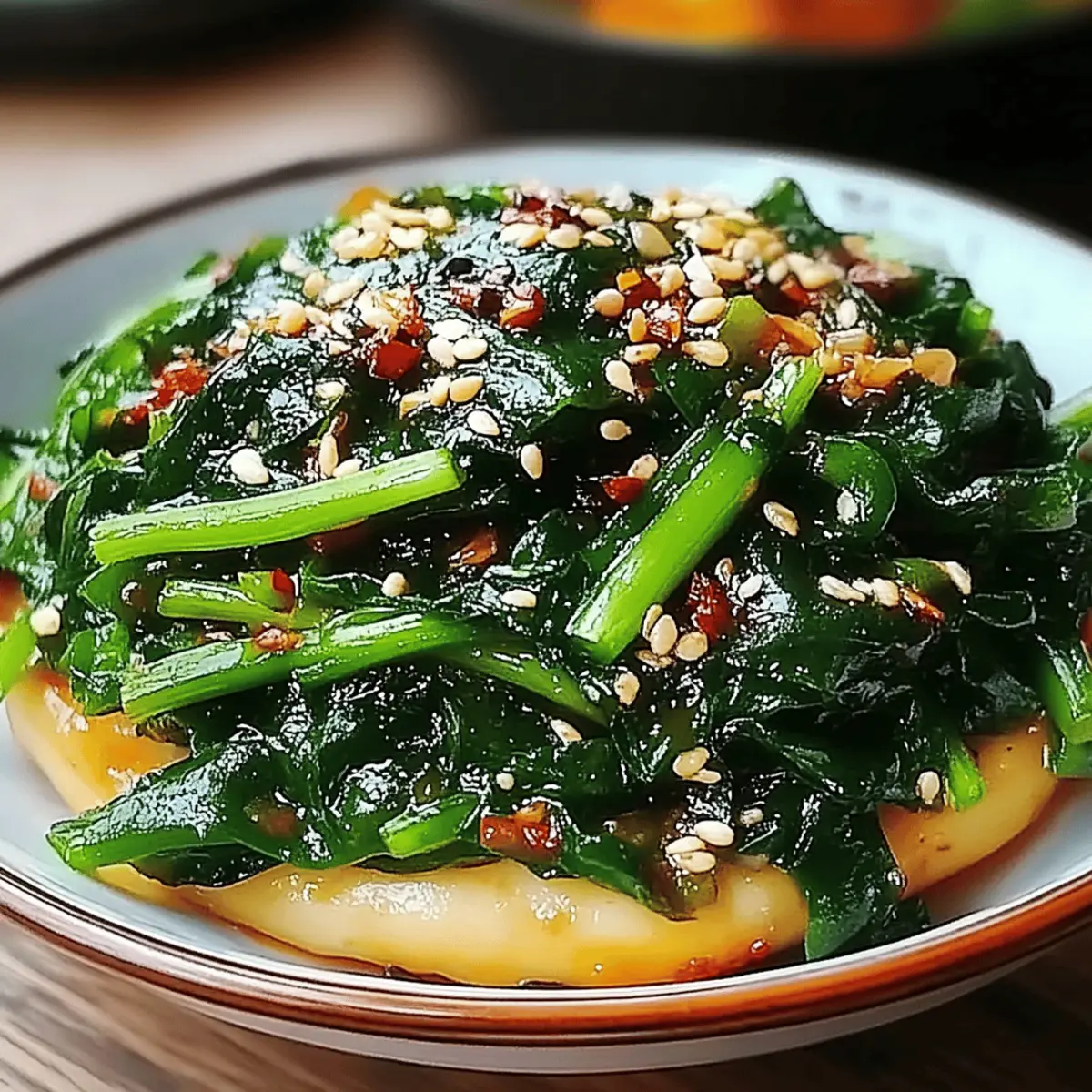 Korean Spinach Salad