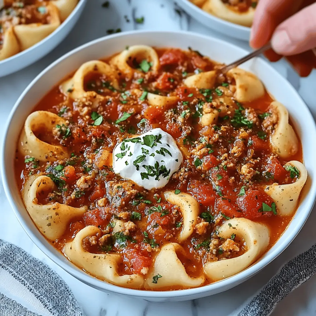Slow Cooker Lasagna Soup