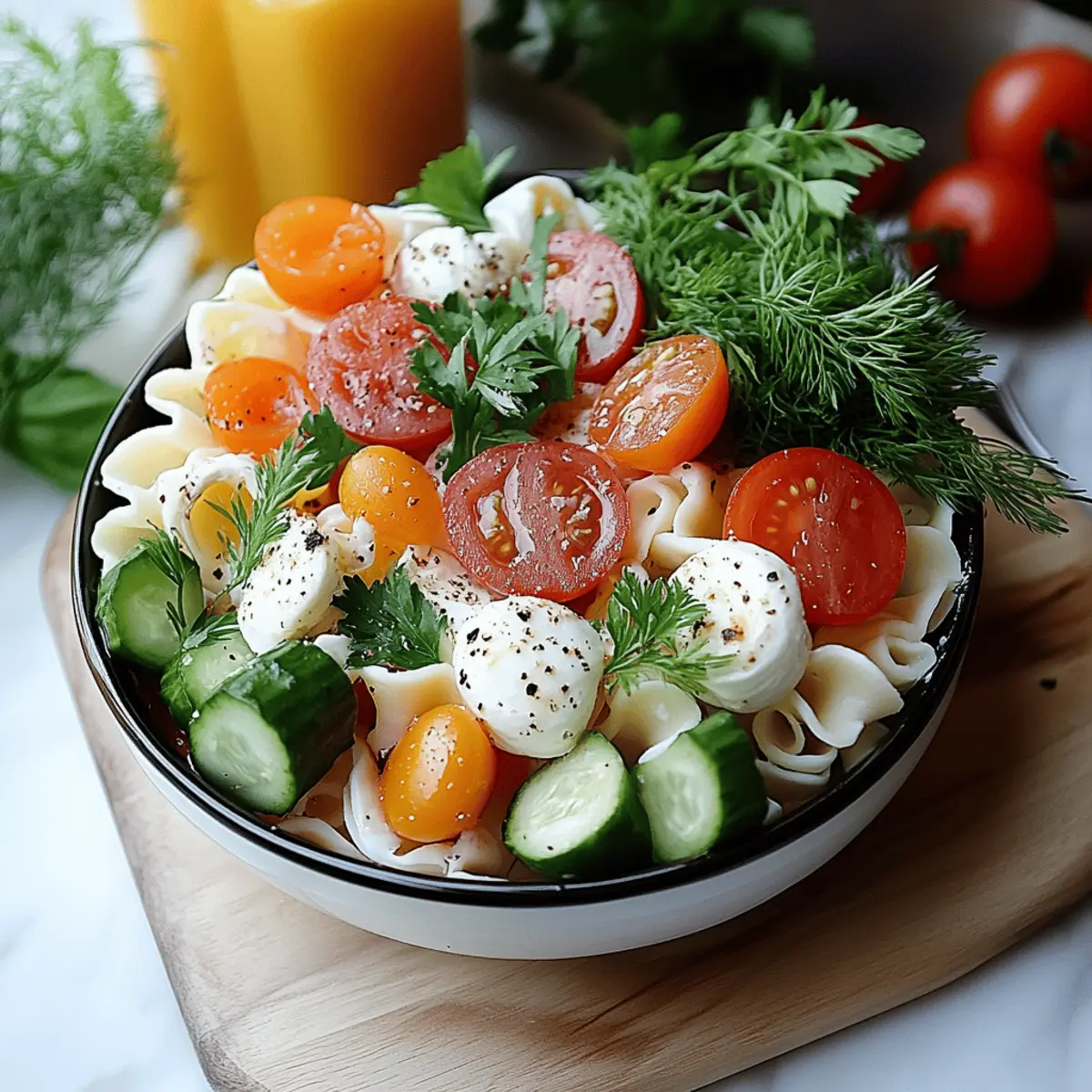 Layered Pasta Salad