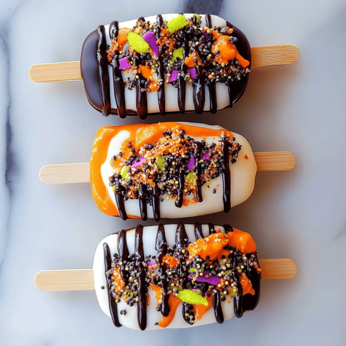 Halloween Cakesicles