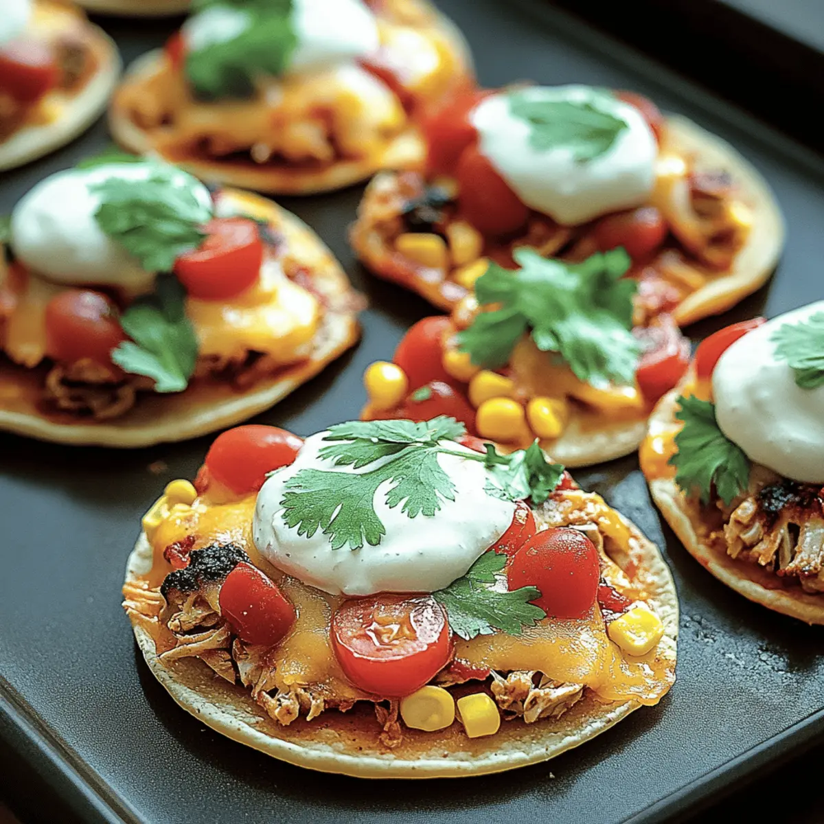 Mexican Rotisserie Chicken Tostadas