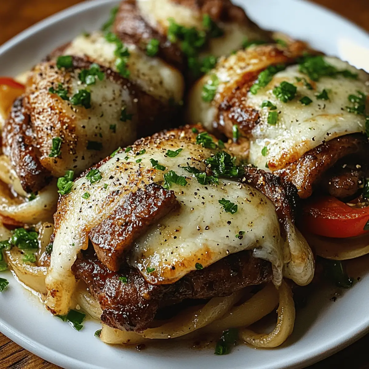 Keto Philly Cheesesteak Roll Ups