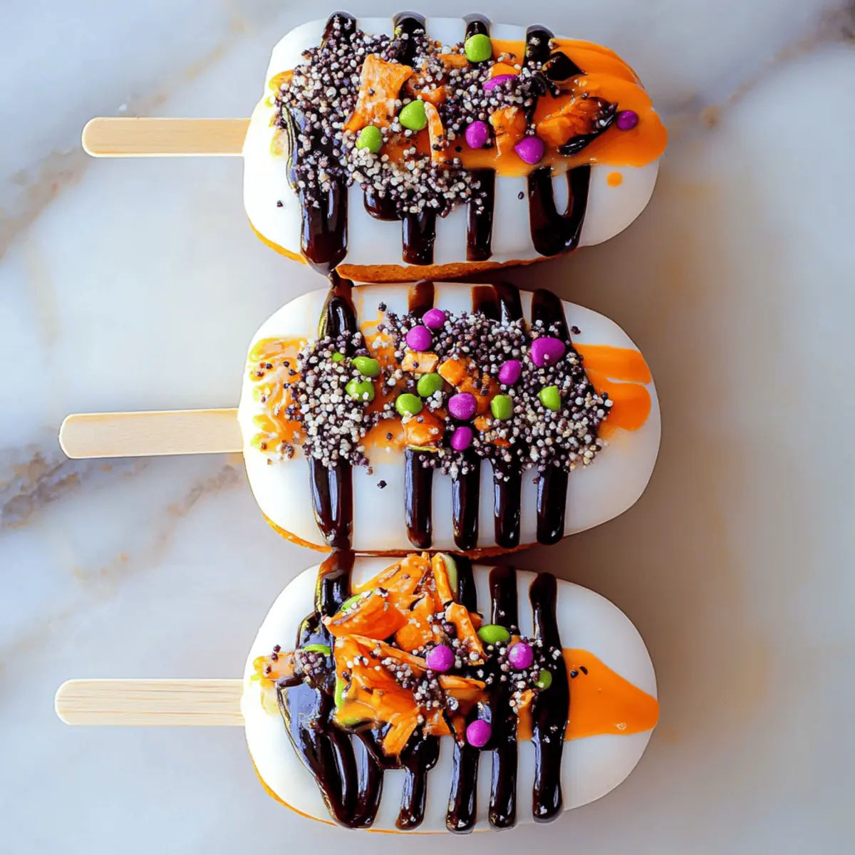 Halloween Cakesicles