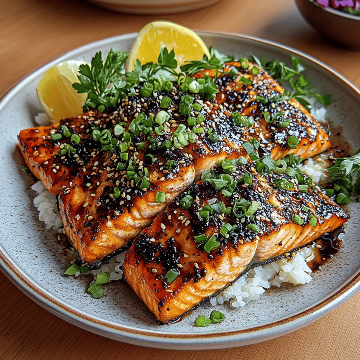 Broiled Miso Salmon