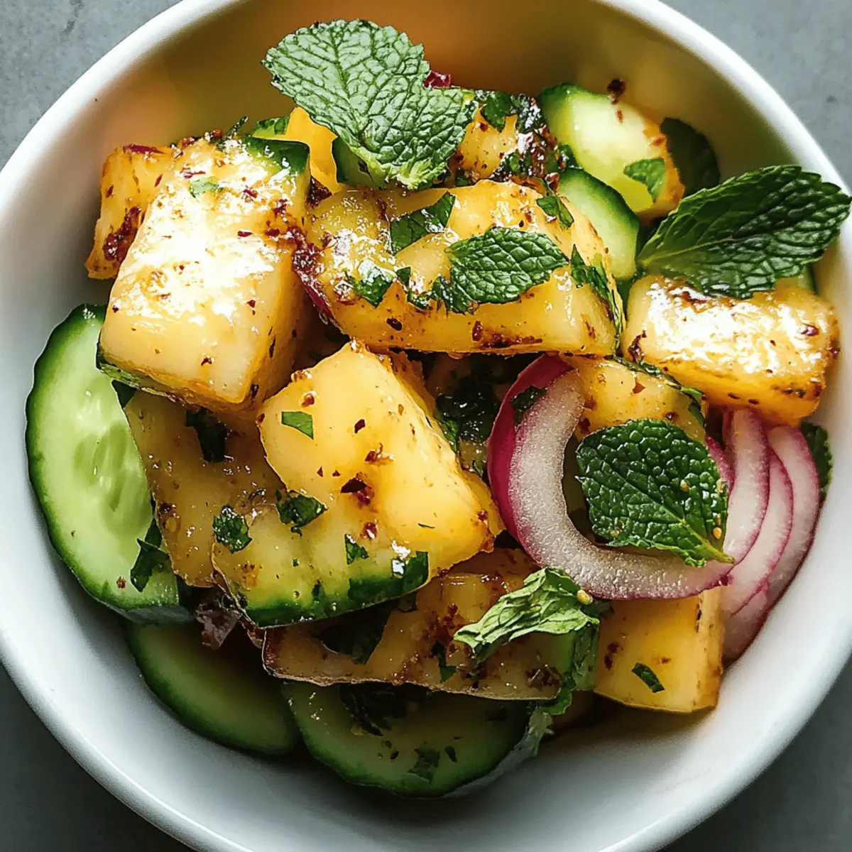 Pineapple Cucumber Salad