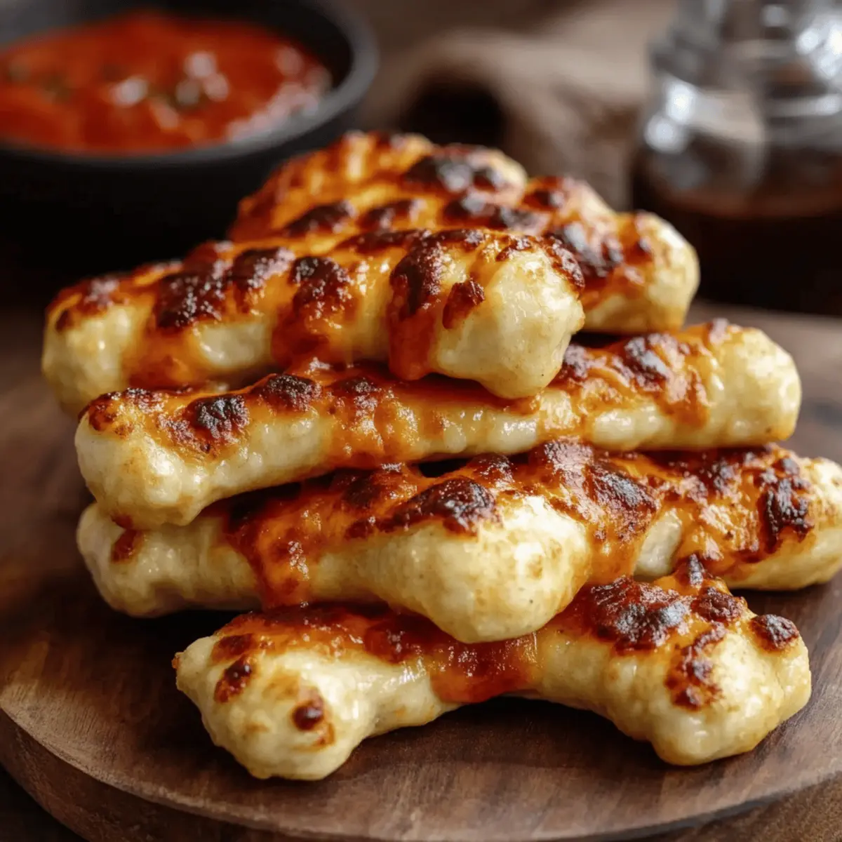 Cheesy Halloween Breadstick Bones