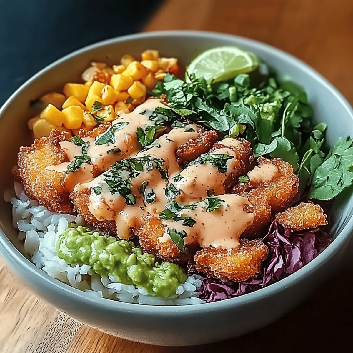 Crispy Fish Taco Bowls
