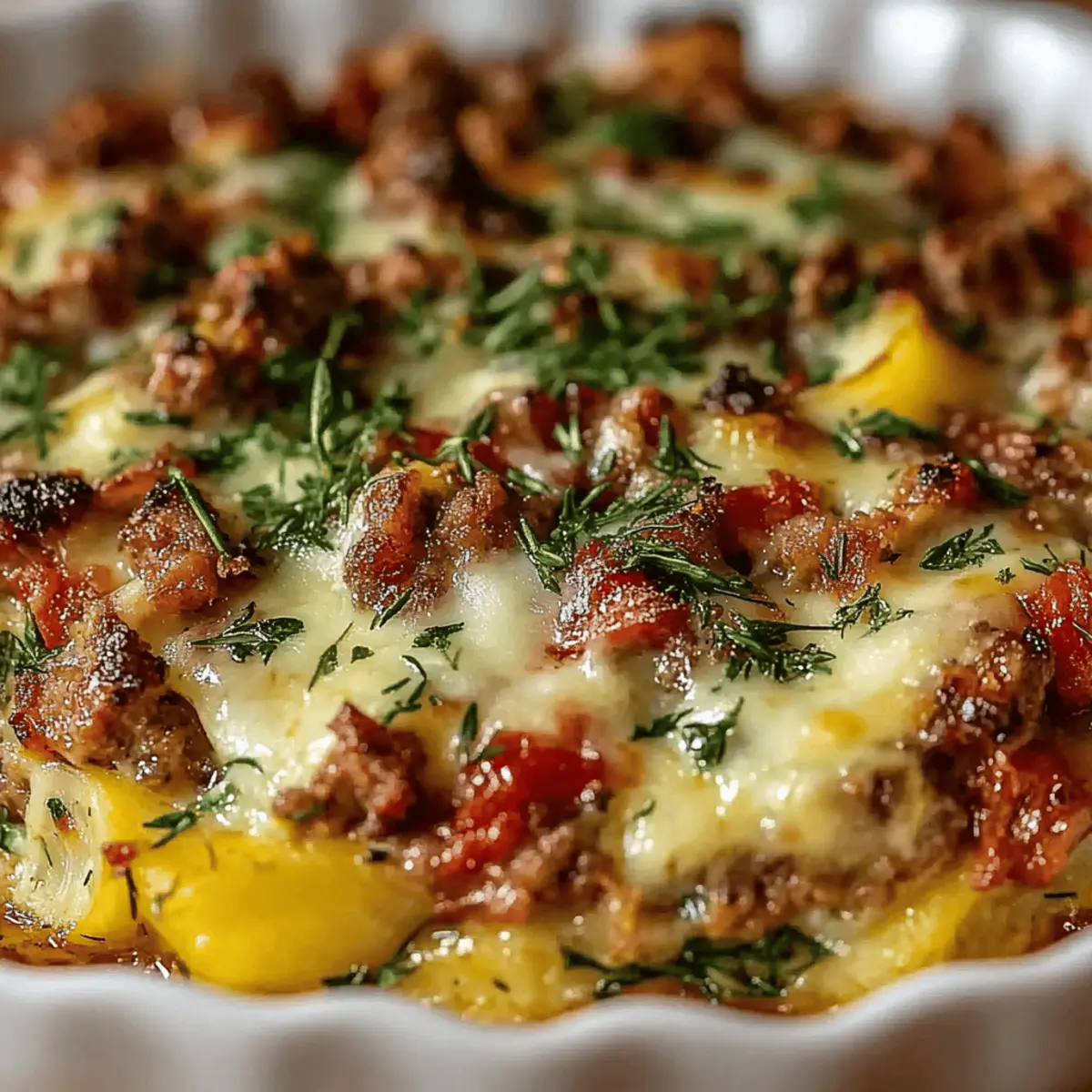 Ground Turkey Zucchini Casserole