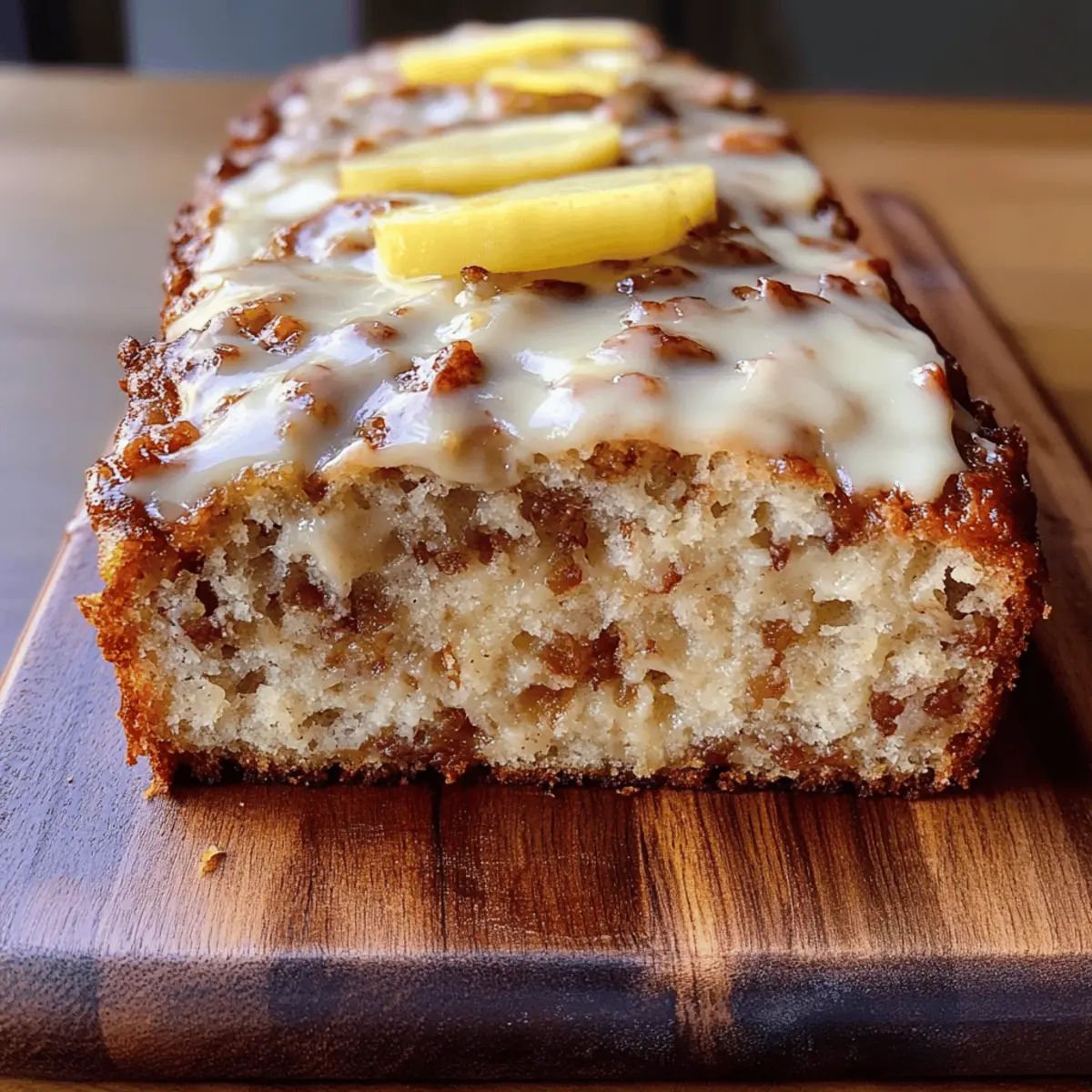 Cinnamon Roll Banana Bread
