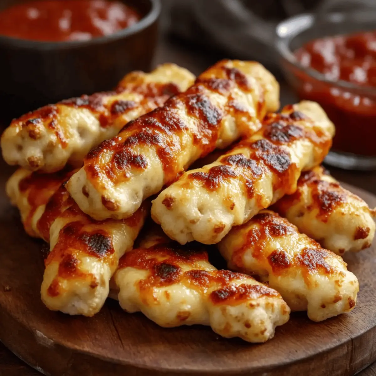 Cheesy Halloween Breadstick Bones