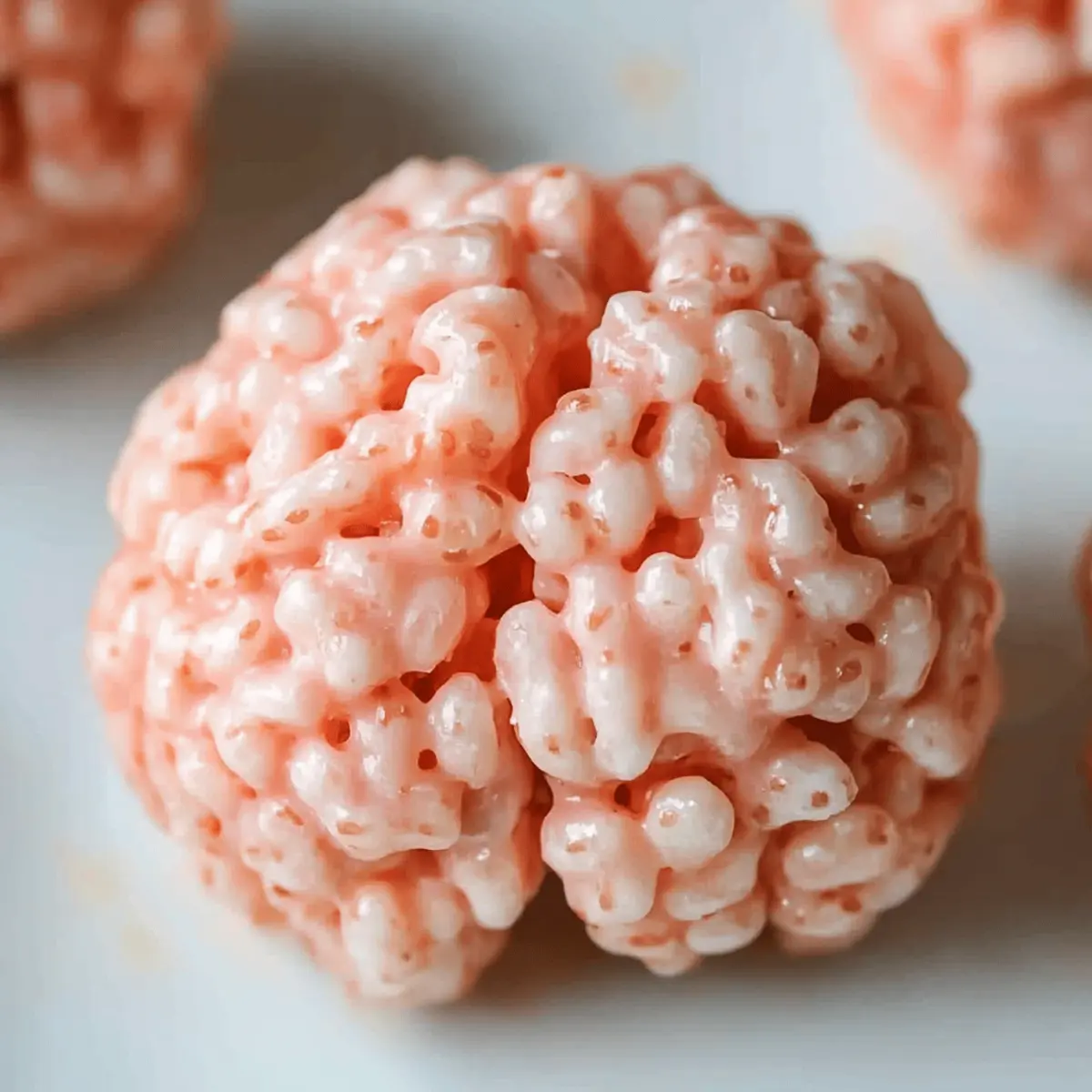 Marshmallow Rice Bubbles Halloween Brains