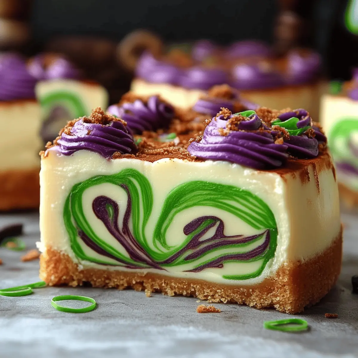 Polyjuice Potion Swirl Cheesecake